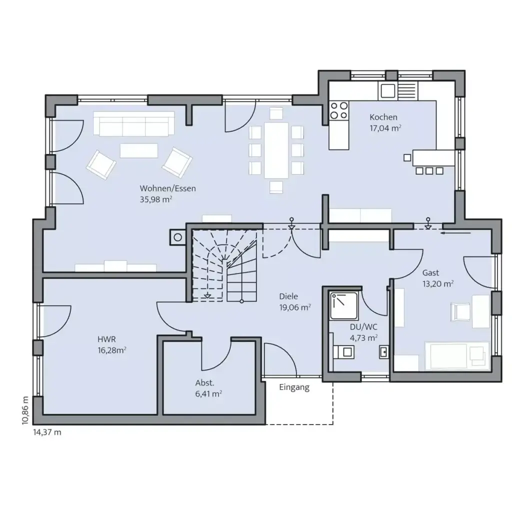 Grundriss Erdgeschoss