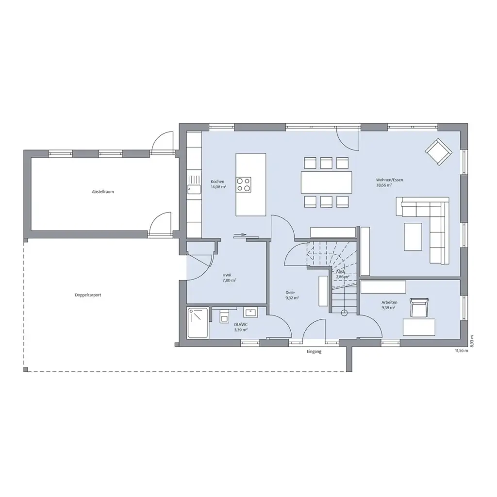 Grundriss Erdgeschoss