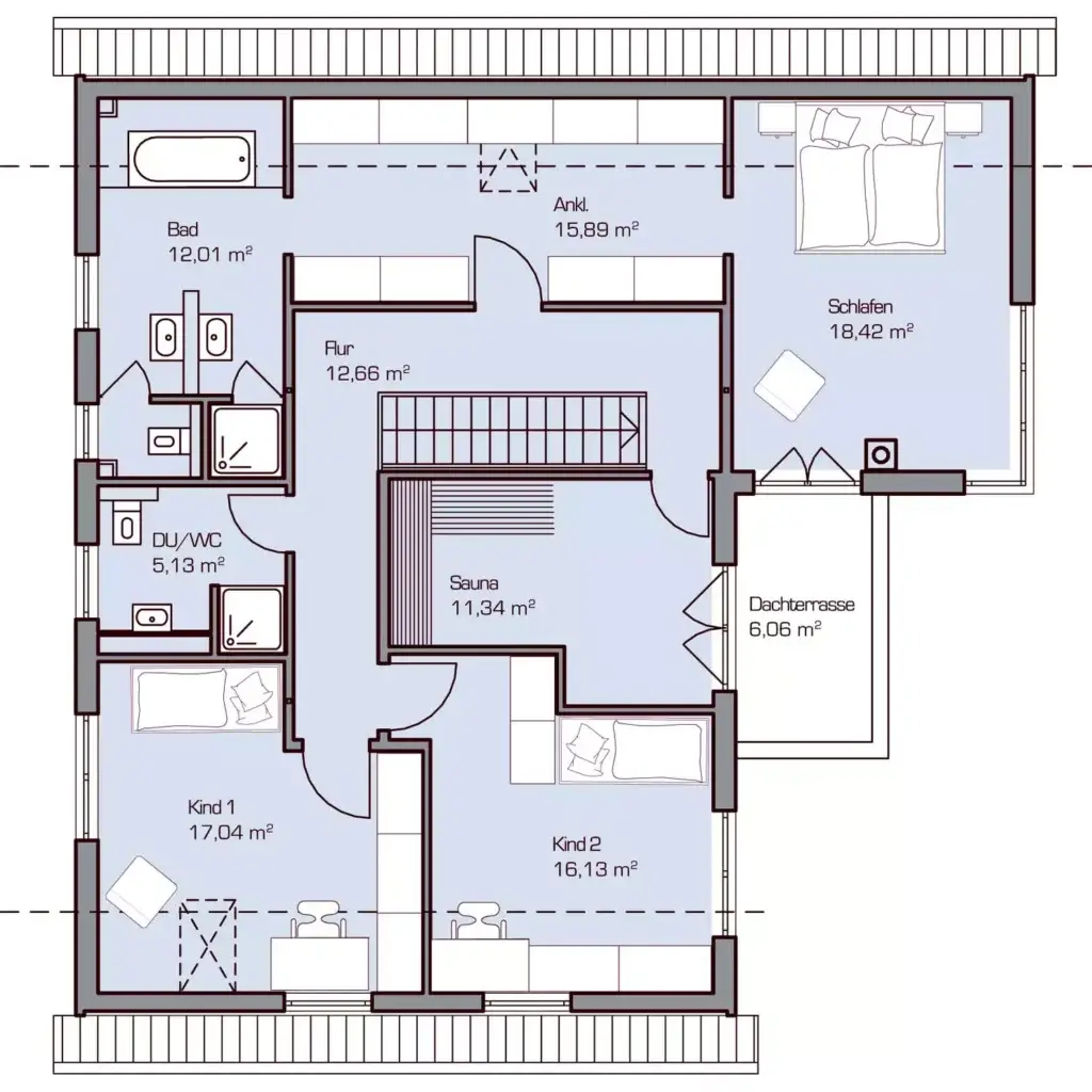 Grundriss Dachgeschoss
