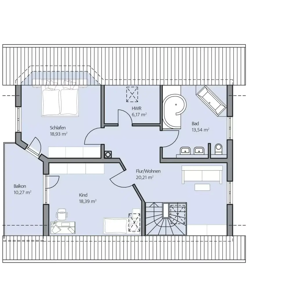 Grundriss Dachgeschoss
