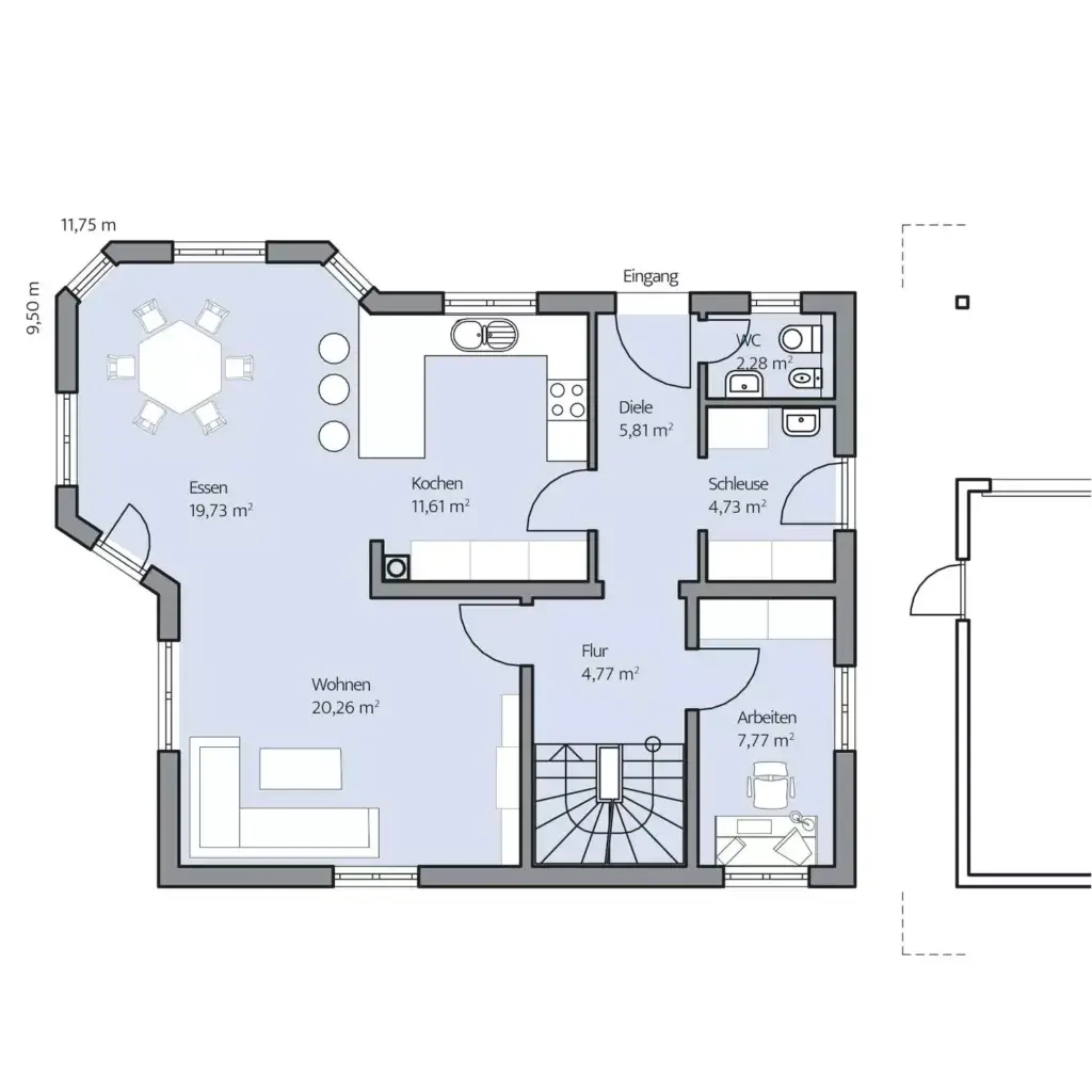 Grundriss Erdgeschoss