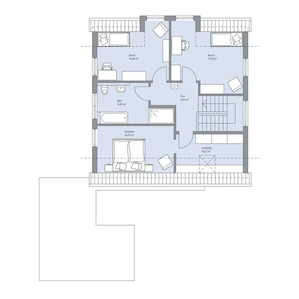 Grundriss Dachgeschoss