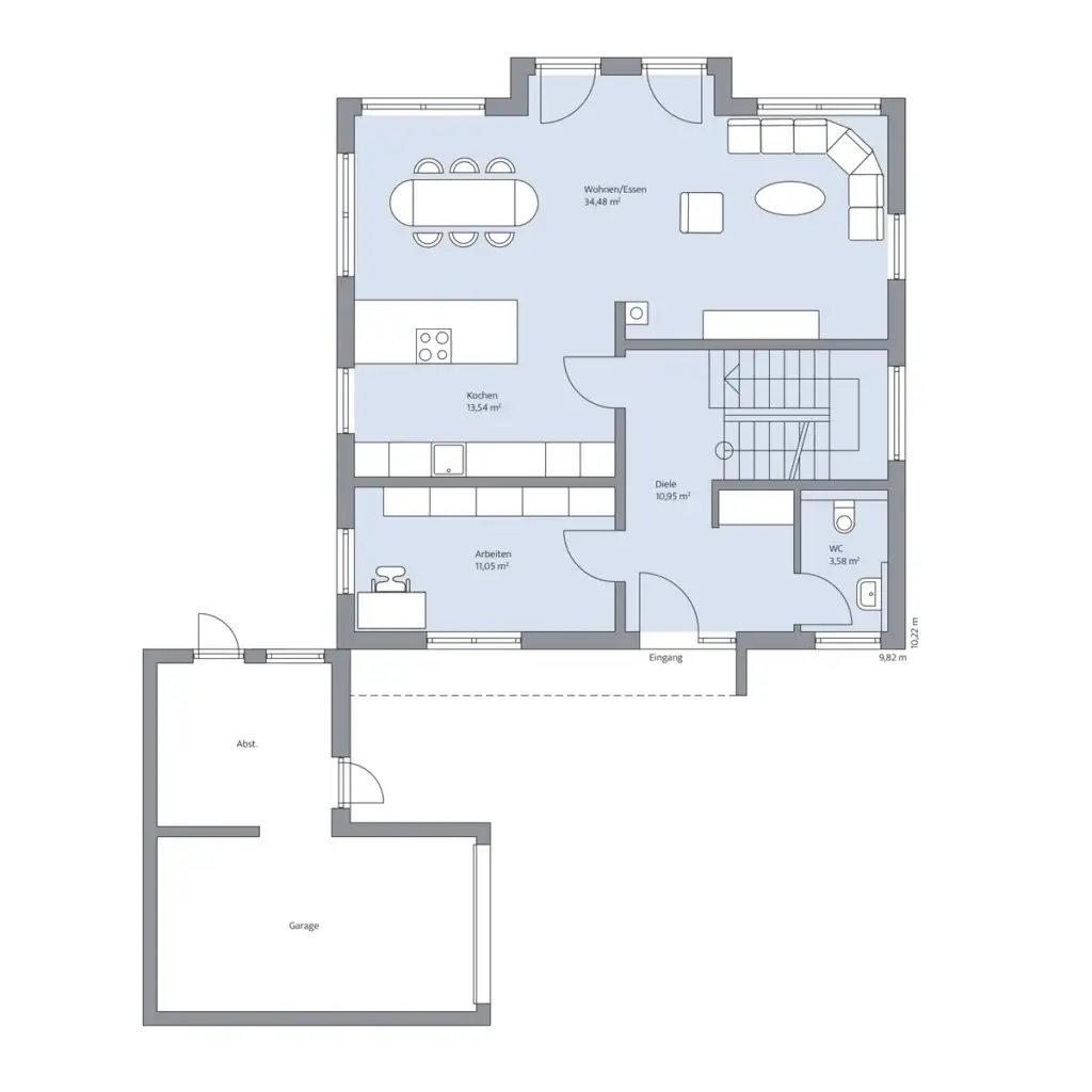 Grundriss Erdgeschoss