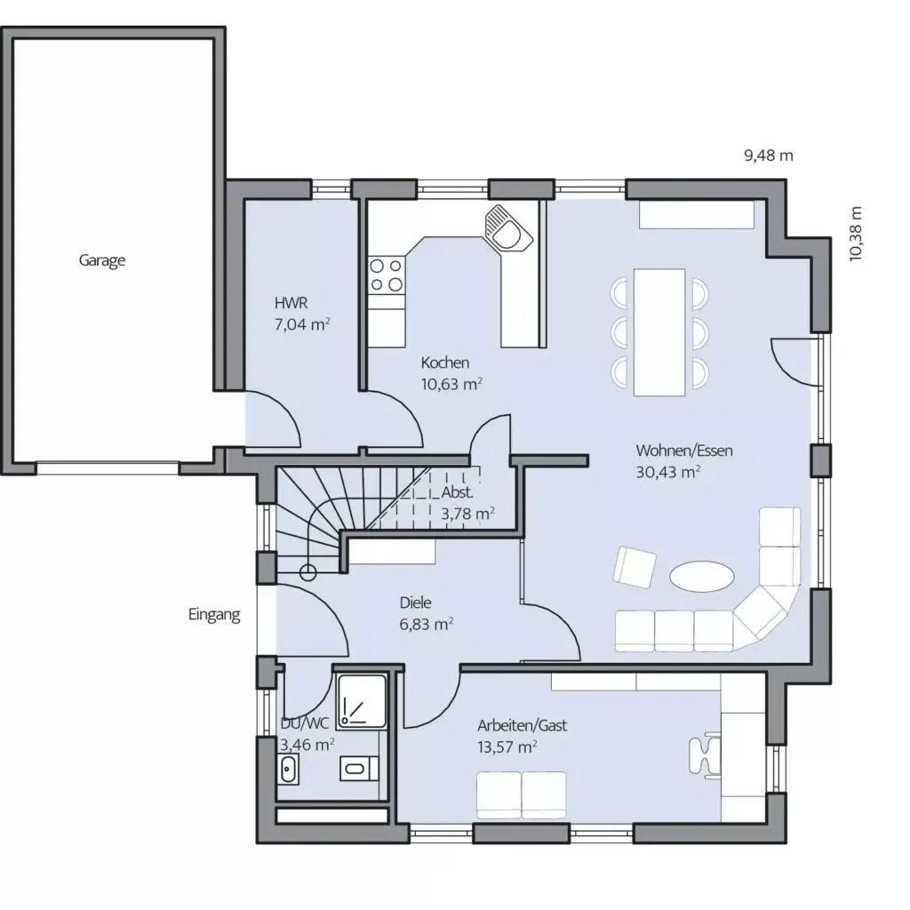 Grundriss Erdgeschoss