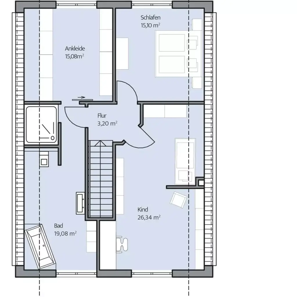 Grundriss Dachgeschoss