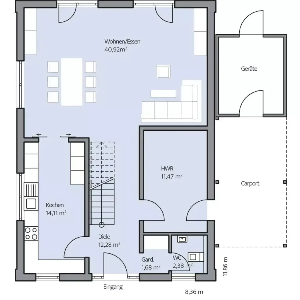 Grundriss Erdgeschoss