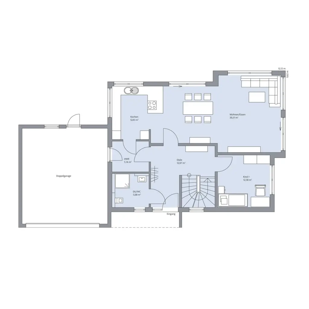 Grundriss Erdgeschoss