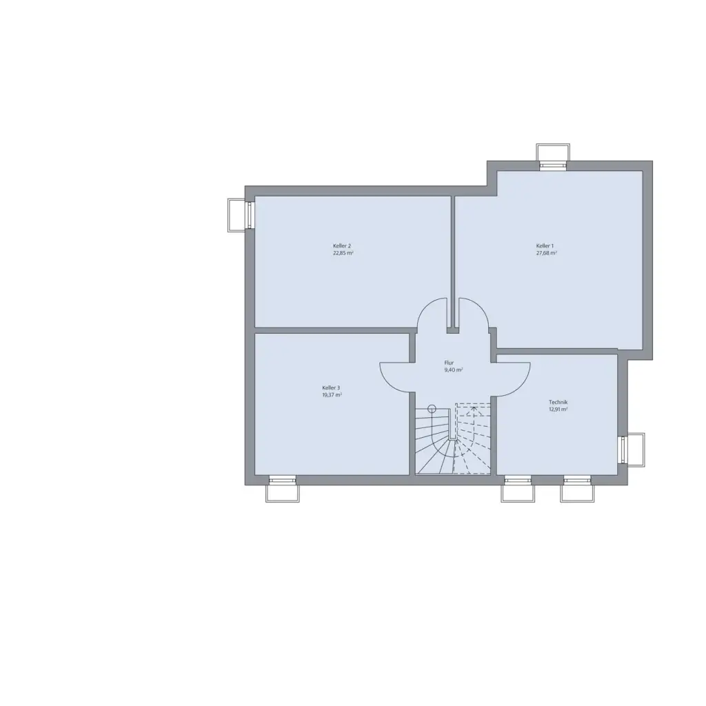 Grundriss Kellergeschoss