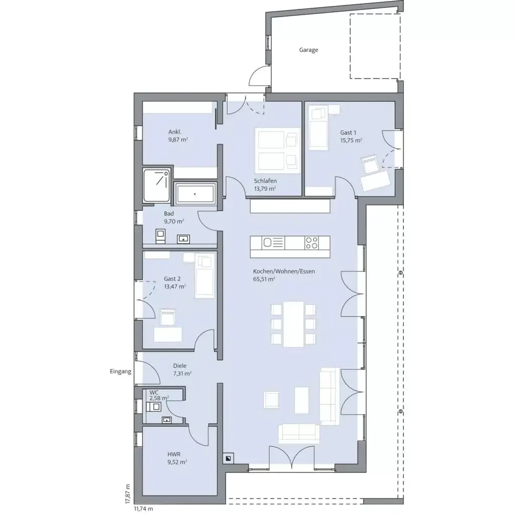 Grundriss Erdgeschoss