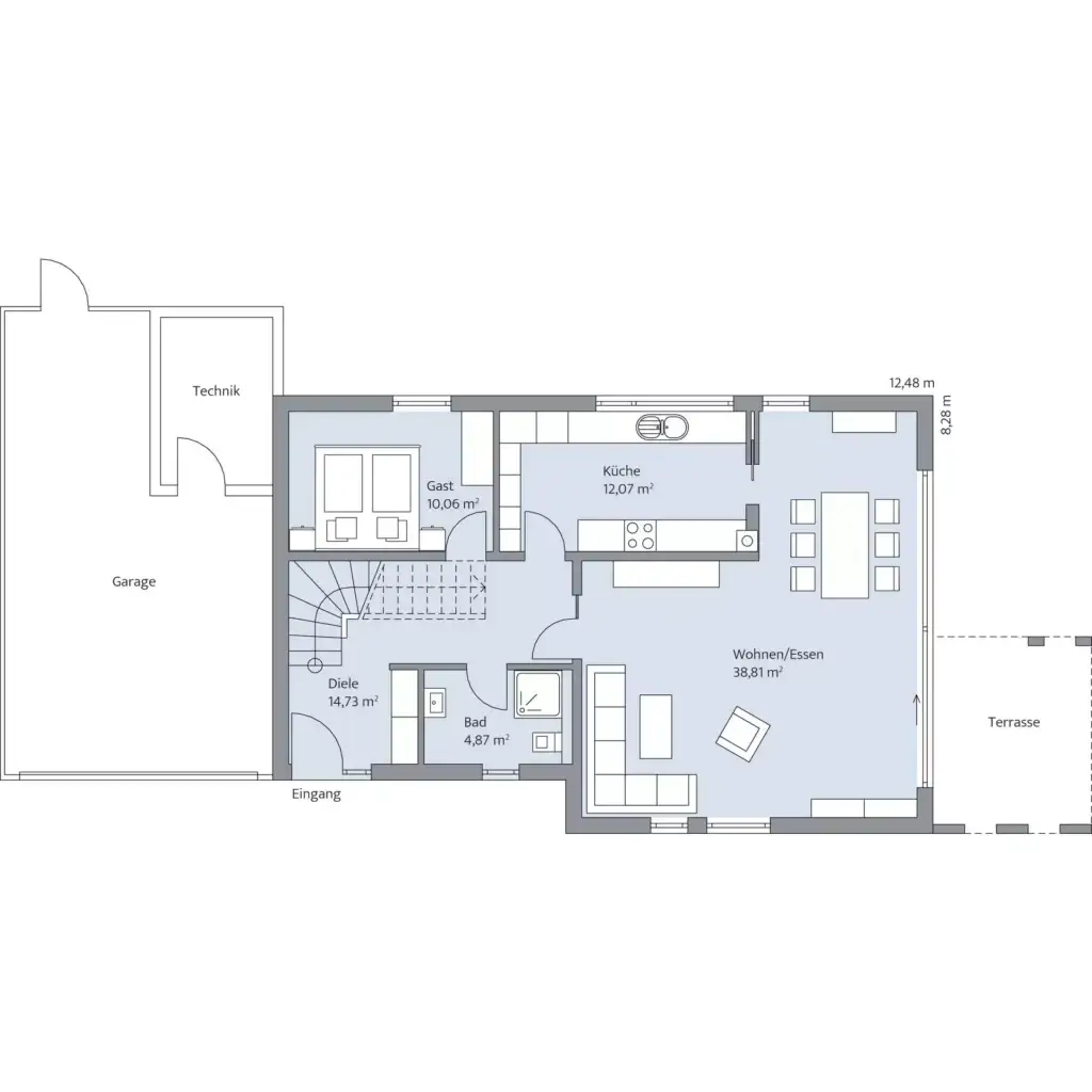 Grundriss Erdgeschoss