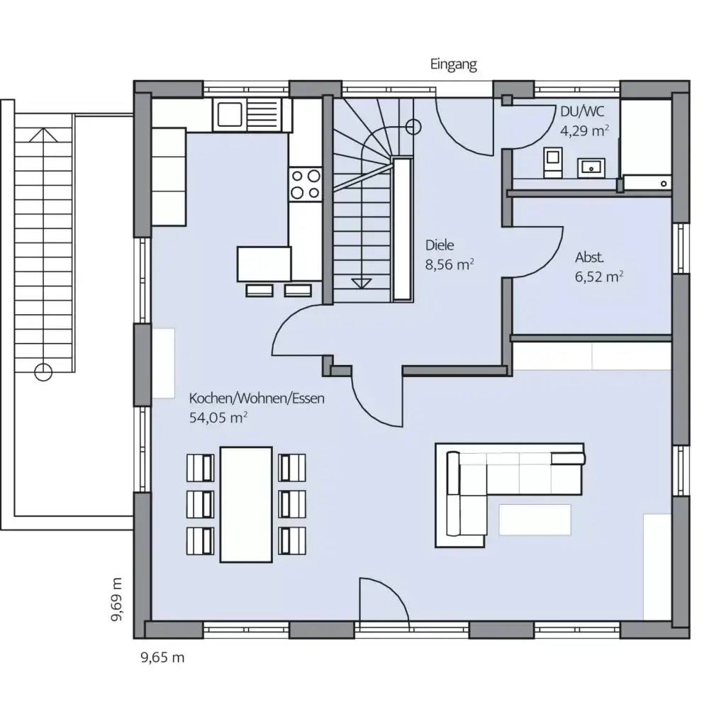 Grundriss Erdgeschoss
