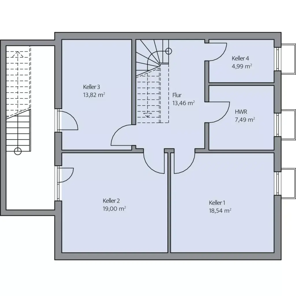 Grundriss Kellergeschoss